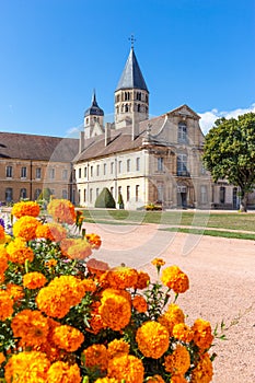 View of Cluny abbey,Burgundy France