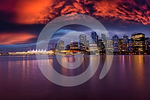 View of Coal Harbour in Downtown Vancouver