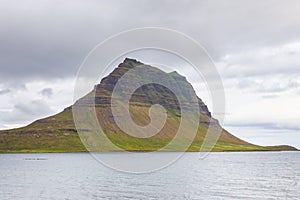 View of the coast of Grundafjordur bay, western Iceland