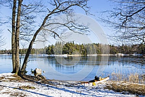 View of the coast of Gulf of Finland