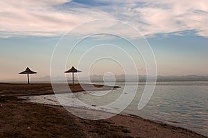 View of coast line in Hurghada, Egypt, Red Sea