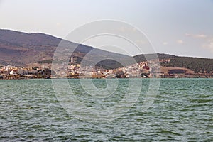 View of the coast in Nador in sunny day. Is a coastal city and provincial capital in the northeastern Rif region in Morocco. It is