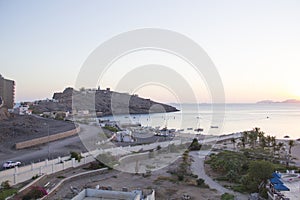 View of the coastal part of the city of Aden