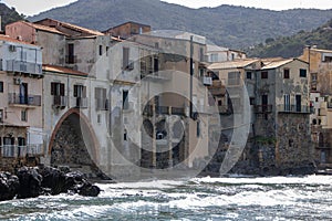 view of the coastline at Cefalu