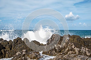 view of the coastline at Cefalu