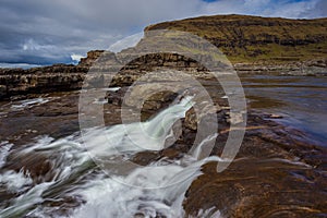 View of the coastline, Faroe Islands