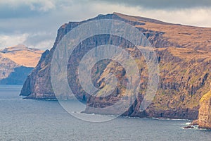 View of the coastline, Faroe Islands