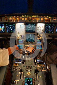 View cockpit instrument and panel