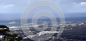 View of Coffs Harbour from Forest Sky Pier