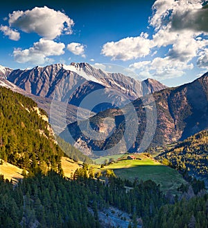 View from the Col d'Isoard Pass, Alps