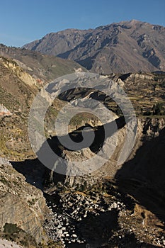 A view of the Colca Canyon