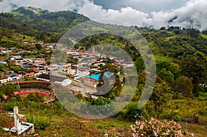A View of a Colombian Town photo