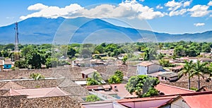 View of the colonial city of Granada in Nicaragua, Central America, from the rooftop of the La Merced Church Iglesia de La Merced