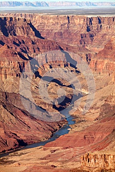 View of Colorado River at Grand Canyon