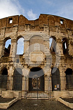 View of the coloseum in Rome