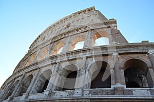 View of Colosseum in the morning