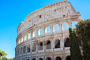 view of the colosseum in rome