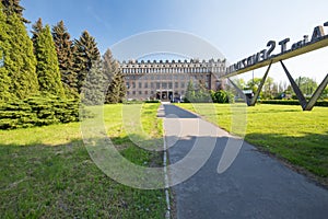 View of the communist architecture of the Nowa Huta