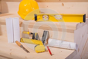 view on composition of working tools