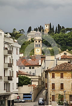 View of Conegliano town. Italy