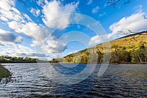 View of the Connecticut River From Brattleboro Vermont State Lin