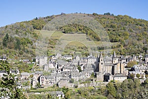 View of Conques photo