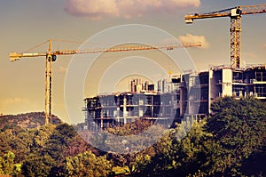 View of a construction site