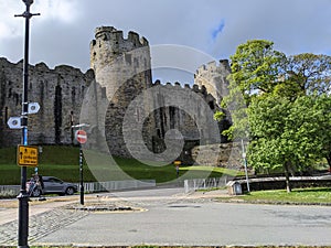 View of Conwy Castle from the Street