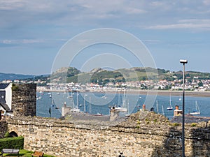 View from Conwy Castle, Wales