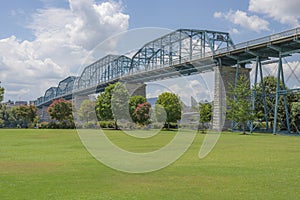 View of Coolidge Park, Chattanooga, Tennessee