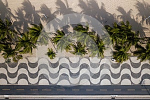 View of Copacabana Mosaic Sidewalk