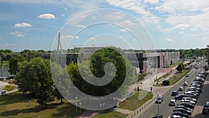 View of the Copernicus Museum in Warsaw