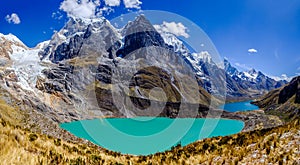 View of the Cordillera Huayhuash, Peru