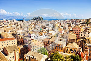 View of the Corfu town, Greece