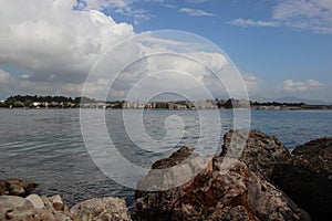 View Of Corfu Town With Sea View