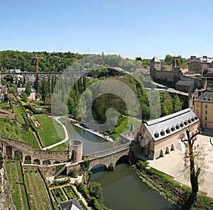 View from the Corniche. Luxembourg.