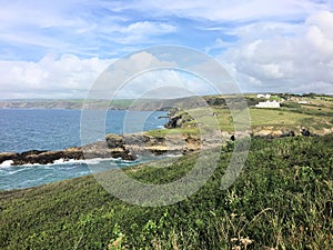 A view of the Cornish Coast near Lands End