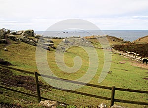 A view of the Cornish Coast near Lands End