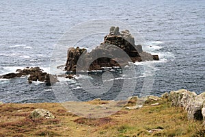 A view of the Cornish Coast near Lands End