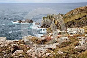 A view of the Cornish Coast near Lands End