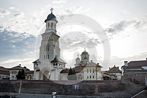 View The Coronation Cathedral in Alba Iulia,- The bell tower-Romania 21