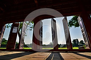 View from the corridor. Imperial City. Hue. Vietnam