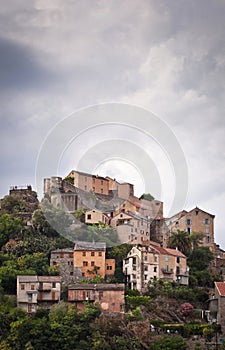 View of Corte, Corsica