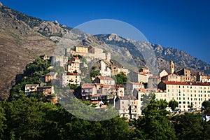 View of Corte, Corsica