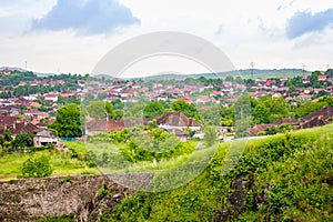 View from the Corvin Castle, Hunedoara, Romania