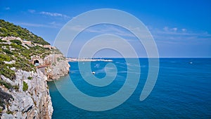 View of the Costa del Garraf-Barcelona in summer