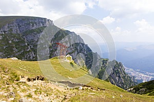 Bucegi plateau and Costila peak