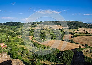 View of the countryside around Viterbo