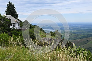 View at the countryside of Hogsback on South Africa