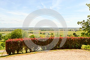 View of the countryside of Mont-Devant-Sassey